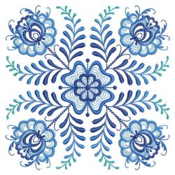 Delft Blue Quilt Block 03(Lg)