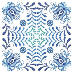 Delft Blue Quilt Block 09(Md)