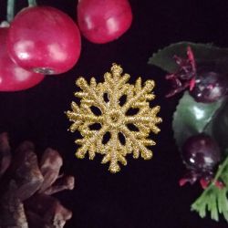 FSL Golden Mini Snowflakes 04 machine embroidery designs