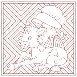 Trapunto Sunbonnet Sue 09(Lg) machine embroidery designs