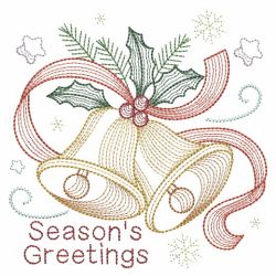 Rippled Seasons Greetings 01(Md) machine embroidery designs