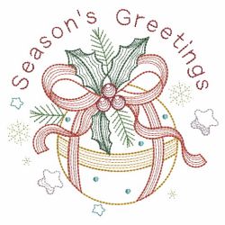 Rippled Seasons Greetings 04(Md) machine embroidery designs