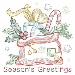 Rippled Seasons Greetings 05(Sm) machine embroidery designs