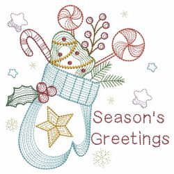Rippled Seasons Greetings 09(Lg) machine embroidery designs