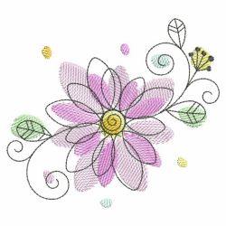 Doodle Flowers 2 10(Lg)