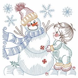 Vintage Snowman 8(Sm) machine embroidery designs