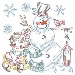 Vintage Snowman 8 02(Md)