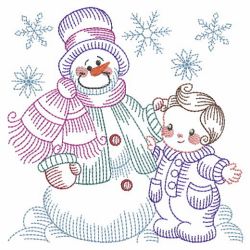 Vintage Snowman 8 03(Sm) machine embroidery designs