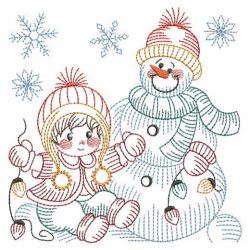 Vintage Snowman 8 09(Sm)