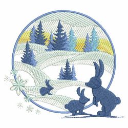 Winter Wonderland Silhouettes 2 05(Sm) machine embroidery designs