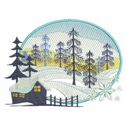 Winter Wonderland Silhouettes 2 07(Sm) machine embroidery designs