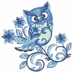 Delft Blue Owls 2 02(Md) machine embroidery designs