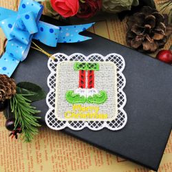 FSL Christmas Tags 04 machine embroidery designs