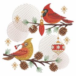 Christmas Birds 4 01(Lg) machine embroidery designs