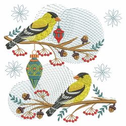 Christmas Birds 4 07(Sm) machine embroidery designs