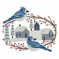 Winter For The Birds 3 03(Lg) machine embroidery designs