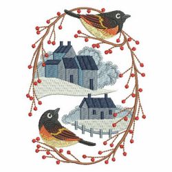 Winter For The Birds 3 05(Lg) machine embroidery designs