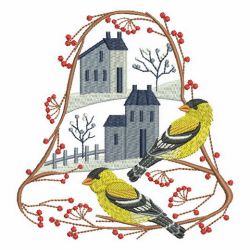 Winter For The Birds 3 06(Lg) machine embroidery designs
