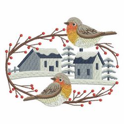 Winter For The Birds 3 08(Sm) machine embroidery designs