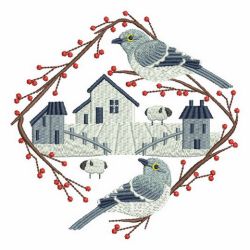 Winter For The Birds 3 09(Sm) machine embroidery designs