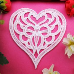 FSL White Hearts 3 07 machine embroidery designs