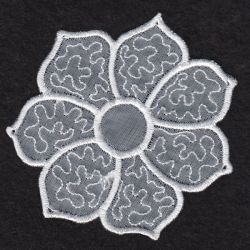 3D Organza Flower 4 07