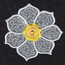 3D Organza Flower 4 08 machine embroidery designs