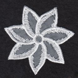 3D Organza Flower 4 09 machine embroidery designs
