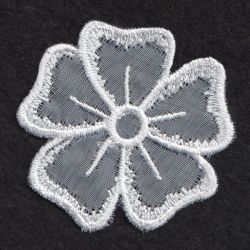 3D Organza Flower 4 14