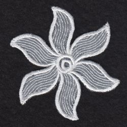 3D Organza Flower 4 17 machine embroidery designs