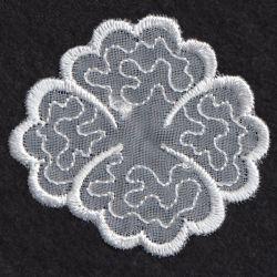 3D Organza Flower 4 18 machine embroidery designs