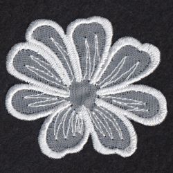 3D Organza Flower 4 20 machine embroidery designs