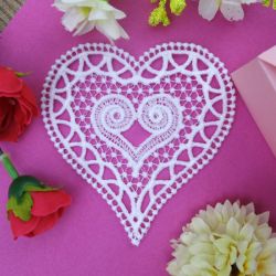 FSL White Hearts 4 06 machine embroidery designs