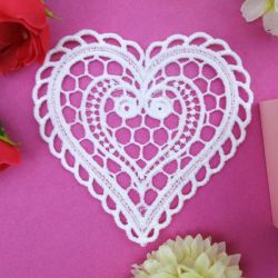 FSL White Hearts 4 07 machine embroidery designs