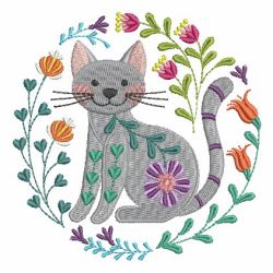 Folk Art Cats 03