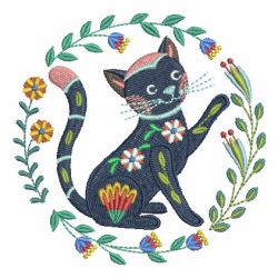 Folk Art Cats 09