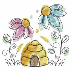 Doodle Bugs 03(Md) machine embroidery designs