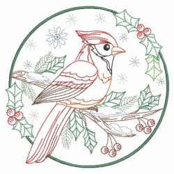 Vintage Winter Birds 06(Lg)