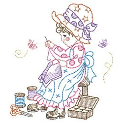 Vintage Sunbonnets 7 02(Sm) machine embroidery designs