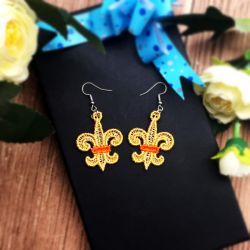 FSL Golden Earrings 2 11 machine embroidery designs