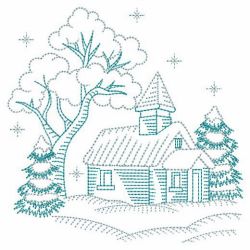 Vintage Country Scene 02(Md) machine embroidery designs