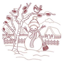 Vintage Country Scene 12(Sm) machine embroidery designs