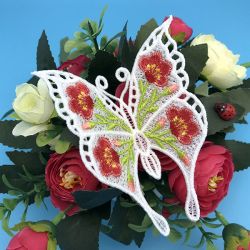 FSL Spring Butterfly 09 machine embroidery designs