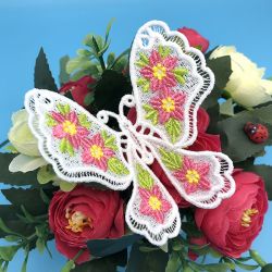 FSL Spring Butterfly 10 machine embroidery designs