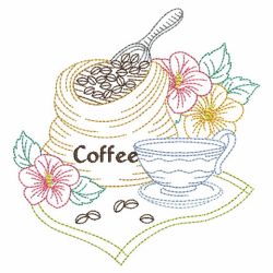 Vintage Coffee Break 03(Md) machine embroidery designs
