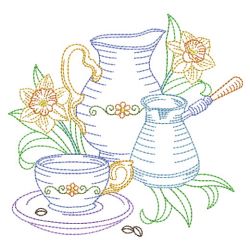 Vintage Coffee Break 04(Lg) machine embroidery designs