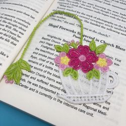 FSL Floral Bookmarks 3 08 machine embroidery designs