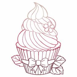Vintage Cupcakes 02(Md) machine embroidery designs