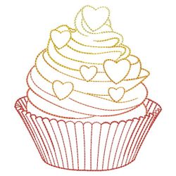 Vintage Cupcakes 04(Md) machine embroidery designs