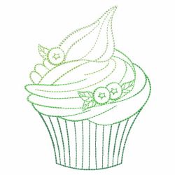 Vintage Cupcakes 05(Md) machine embroidery designs
